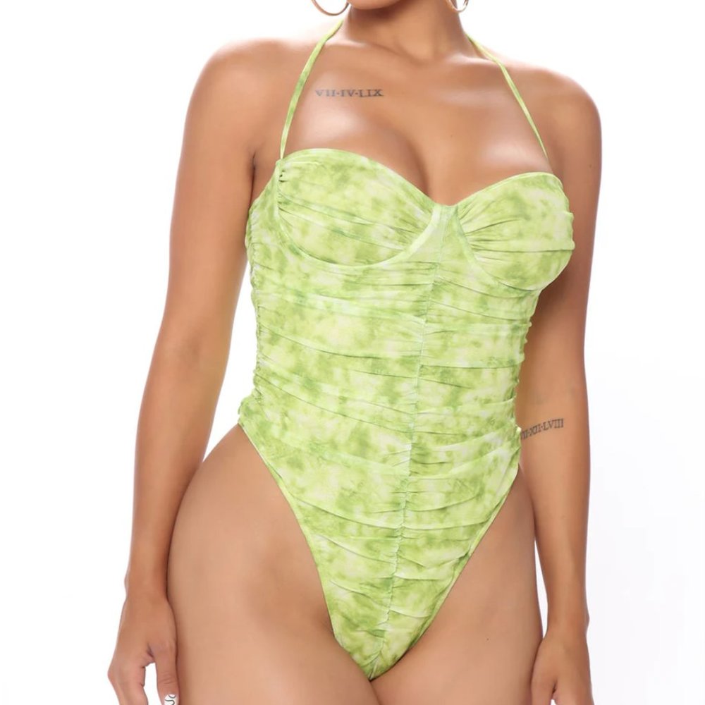 Glowing Tonight Tie Dye Bodysuit